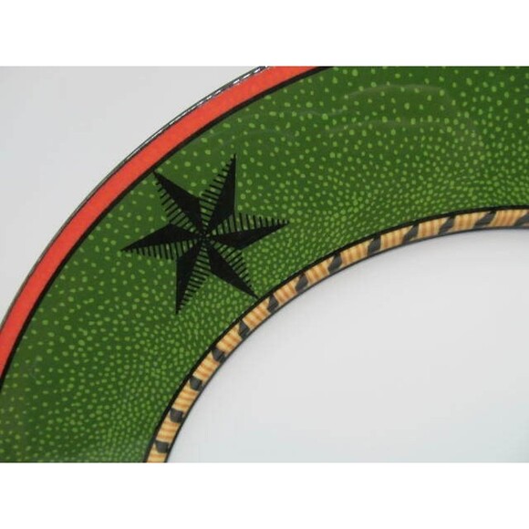 Sasaki Astrakan Designed By Carin Colombo 12" Chop Plate Platter - Picture 2 of 12